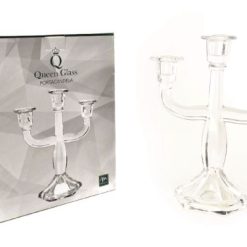 Portacandela In Cristallo Boheme 3 Fuochi