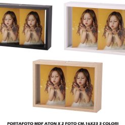 Portafoto Mdf Aton X 2 Foto Cm.16X23 3 Colori