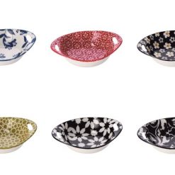 Ciotola Ceramica Avy Cm.18X13X5H 6 Decori