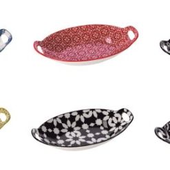 Vassoio Ceramica Avy Cm.27X16X6H 6 Decori