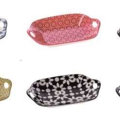 Vassoio Ceramica Avy Cm.27X18X5H 6 Decori