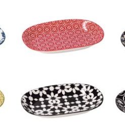 Piatto Ceramica Avy Cm.28X19X3H 6 Decori