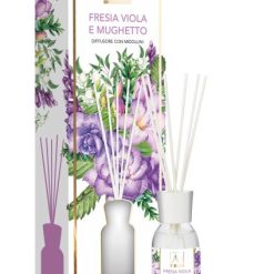 Diffusore Fragranze Con Bastonc. Ml.125 Fresia E Mughetto