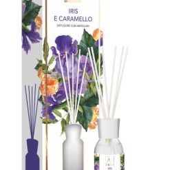 Diffusore Fragranze Con Bastonc. Ml.125 Iris E Caramello