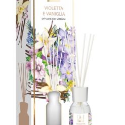Diffusore Fragranze Con Bastonc. Ml.125 Violetta E Vaniglia