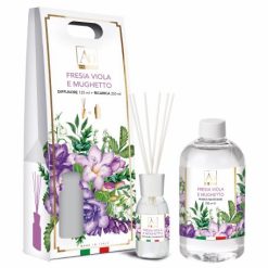 Diffusore Fragranze+Bast. Ml.125+Ricarica Ml.250 Fresia/Mugh