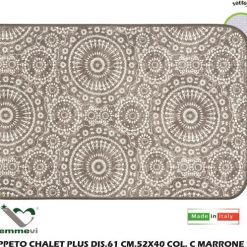 Tappeto Chalet Plus Dis.61 Cm.52X40 C Marrone