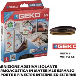 Parafreddo Adesivo Isolante 6 Mt. Marrone X Porte E Finestre