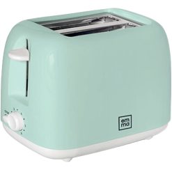 Tosta Pane 2 Fette con Spegnimento Automatico 650W-750W Vassoio Rimovibile Tostapane per Toast Verde Acquamarina