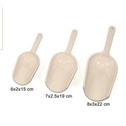 Sassole Plastica Set 3 Pz. Bianco