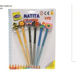 Matita Con Gomma Set 6 Pz. Ass.