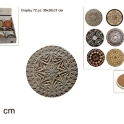 Sottobicchiere Tondo Base Sughero Cm.11