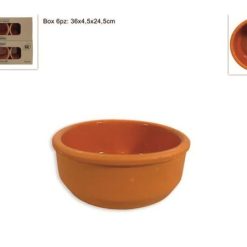 Tegamini Terracotta Set 6 Pz. Cm.12 Marrone