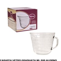 Caraffa Vetro Graduata Ml.500 Alorno