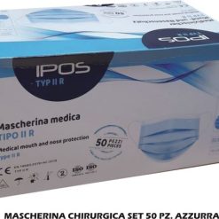 Mascherina Chirurgica Set 50 Pz. Azzurra