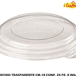 Coperchio Trasparente Cm.15 Conf. 25 Pz. X Insalate