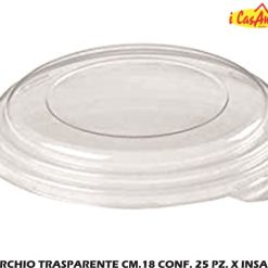Coperchio Trasparente Cm.18 Conf. 25 Pz. X Insalate
