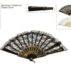 Ventaglio Merletto 2 Colori