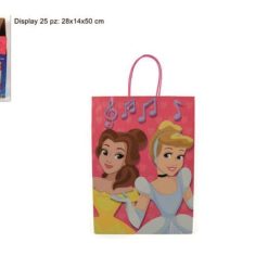 Busta Carta Regalo Cm.27X12X37H Disney Princes