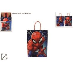 Busta Carta Regalo Cm.27X12X37H Disney Spiderman