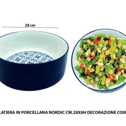 Insalatiera Porcellana Nordic Cm.20X8H Coimbra