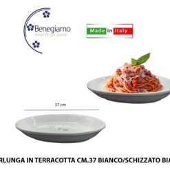 Sperlunga Cm.37 Sm Bianco/Schizzato Bianco