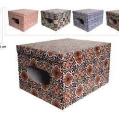 Scatola P/Biancheria Cm.54X44X33H Col. Ass.