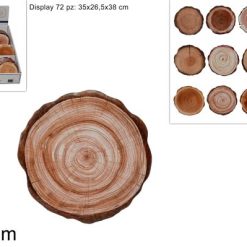 Sottobicchiere Base Sughero Cm.11 Fantasia Tronco