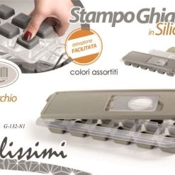 Formetta Ghiaccio In Silicone Con Coperchio Cm.26X9