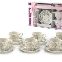 Tazzine Box Caffe' 6+6 Dec. Fiori