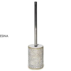 Portascopino Completo Poliresina Dec. Maiolica