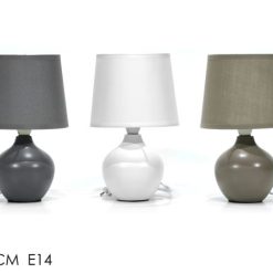 Lampada Da Tavolo Ceramica Cm.24H 3 Ass.
