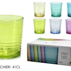 BICCHIERE VETRO CF.6PZ. ACQUA CL. 41 GRANADA