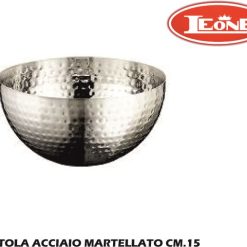 Ciotola Acciaio Martellato Cm.15