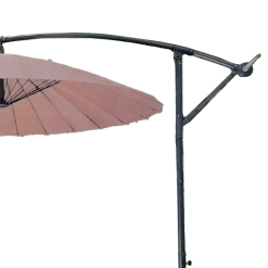 Ombrellone Con Falda Cm.270 Camel - immagine 2