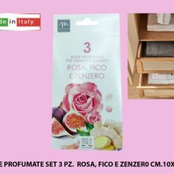Buste Profumate Set 3 Pz. Fico Rosa E Zenzero