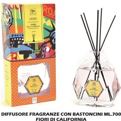 Diffusore Fragranze Con Bastonc. Ml.700 Fiori Della Californ