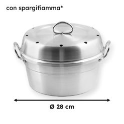 Fornetto Versilia 28 cm con Manici e Pomello in Bakelite - immagine 6