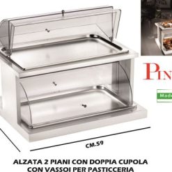 Alzata 2 Piani Rett. X Pasticc. Buf2010/B