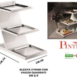 Alzata 3 Piani Neutra 2/3 Buf2010/B