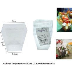 Coppetta Cf.12 Pz. Cc.120 Trasparente