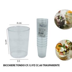 Bicchierino Cf.12 Pz. Cc.60 Trasparente