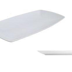 Piatto Tokio Rettangolo Cm.36X21 Bianco