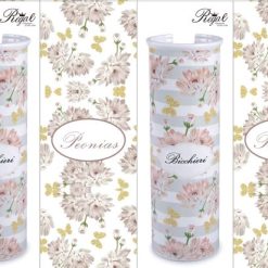 Porta Bicchieri Ceramica Peonias