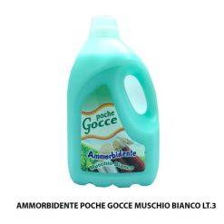 Ammorbidente Poche Gocce Lt.3 Muschio Bianco
