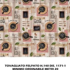 Tovagliato Felpato H.140 Dis. 1171-1