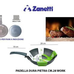 Padella Dura Pietra Cm.28 Wok