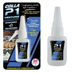 Colla Istantanea Universale Cianoacrilato per Riparazioni Fai da Te o Modellismo