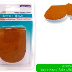 Alzatacco Adesivo Gomma Cm.8X6,5X1