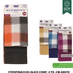 Strofinaccio Alice Conf. 2 Pz. Cm.48X70